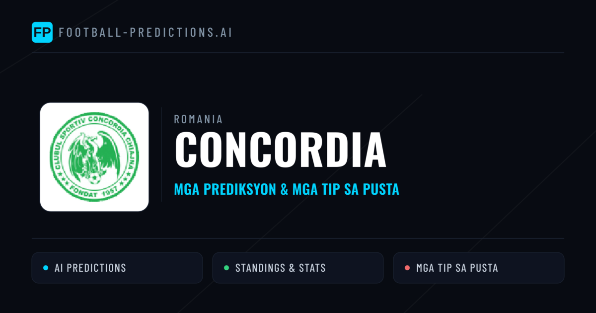 Concordia Predictions & Stats