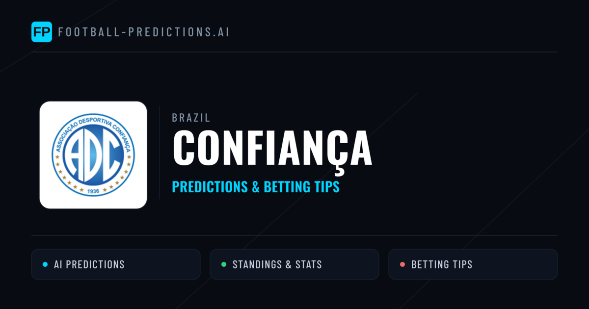 Confiança Predictions & Stats