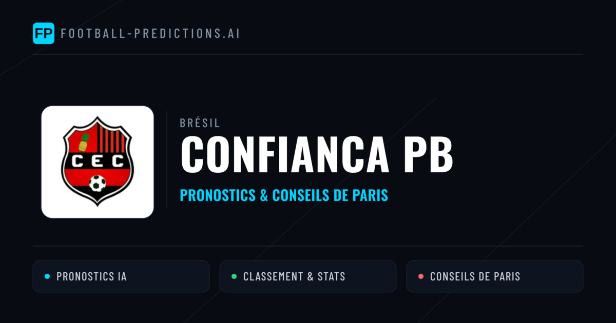 Confianca PB Pronostics & Statistiques