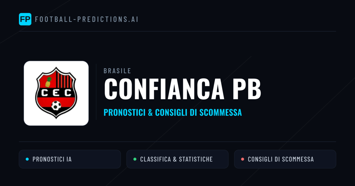 Pronostici e Statistiche Confianca PB
