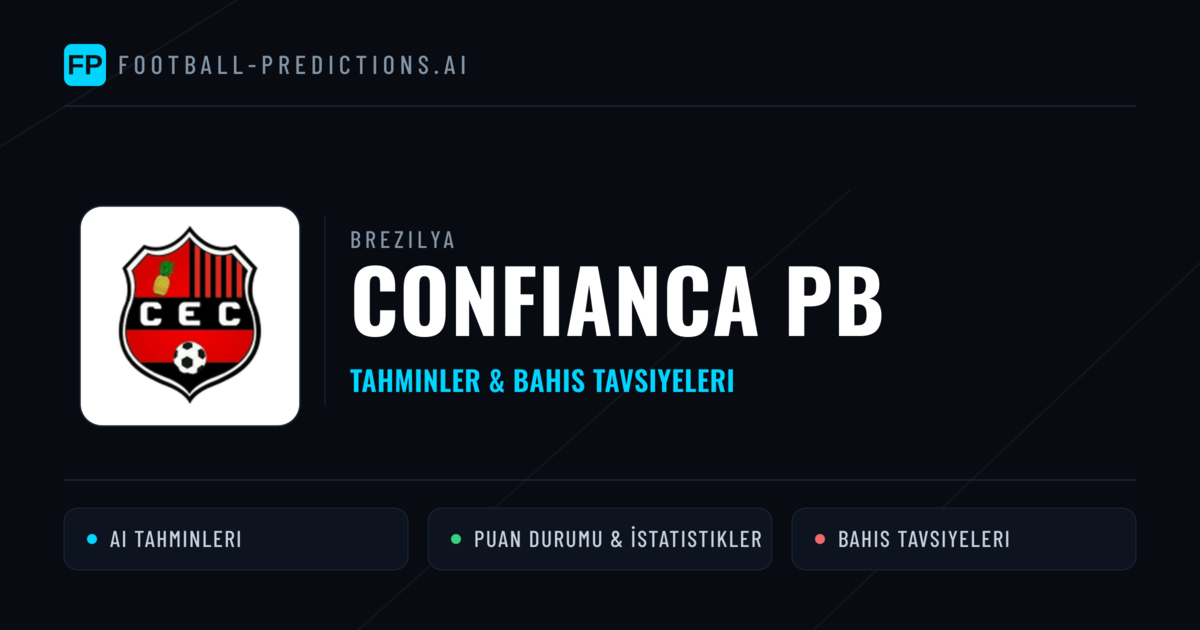 Confianca PB Tahminleri & İstatistikler