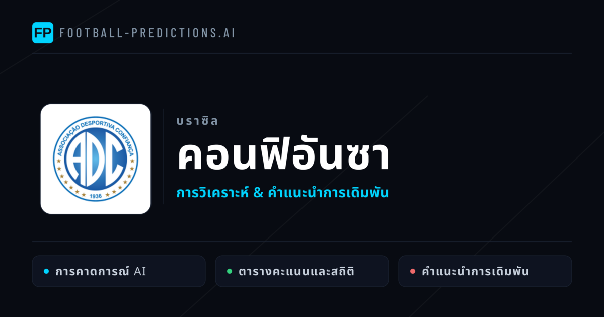 คอนฟิอันซา การวิเคราะห์และสถิติ