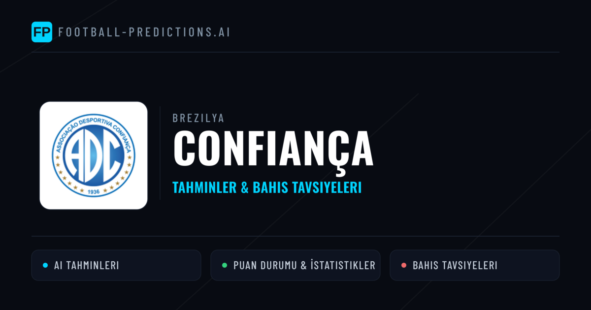 Confiança Tahminleri & İstatistikler