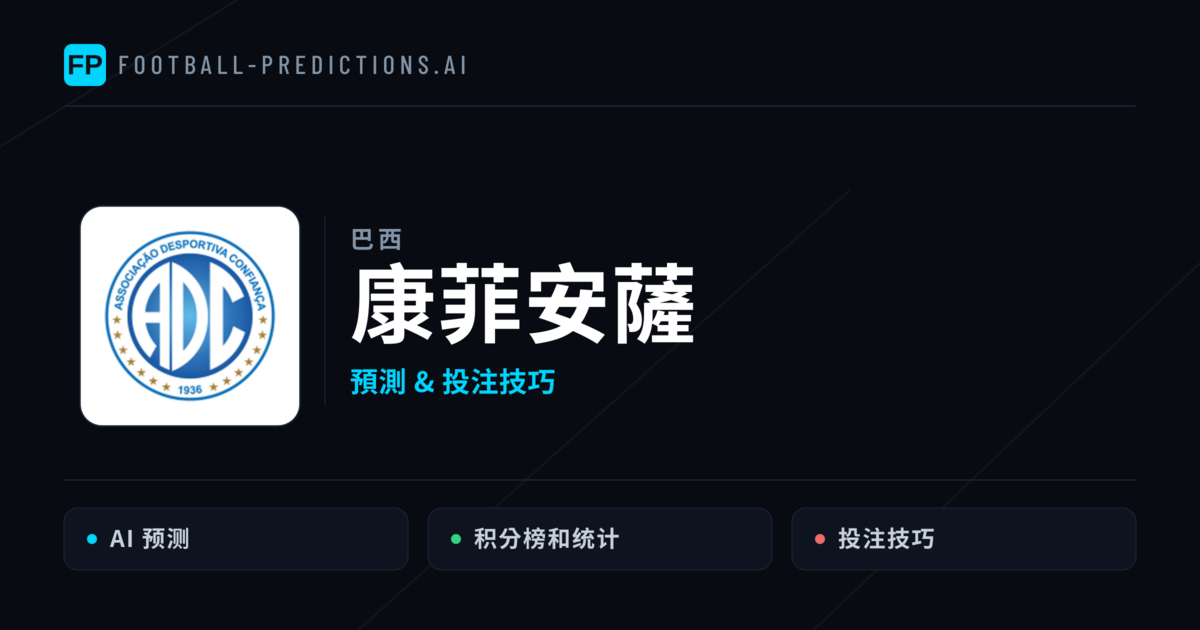 康菲安薩 運彩分析｜足球預測與數據