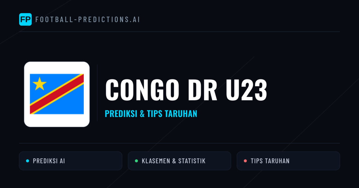 Congo DR U23 Prediksi & Statistik Piala Dunia