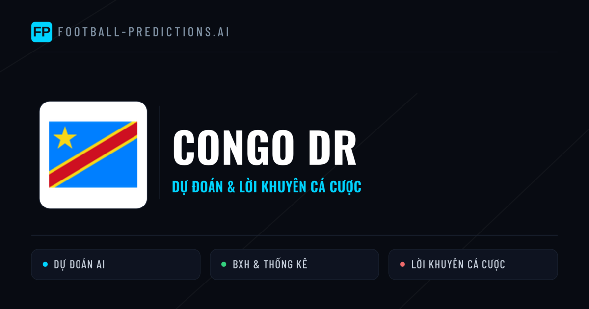 Congo DR Dự đoán & Thống kê
