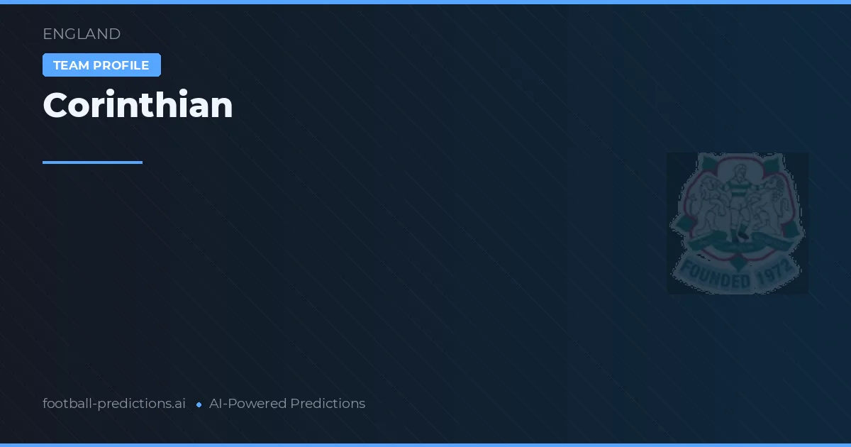 Corinthian Predictions & Stats
