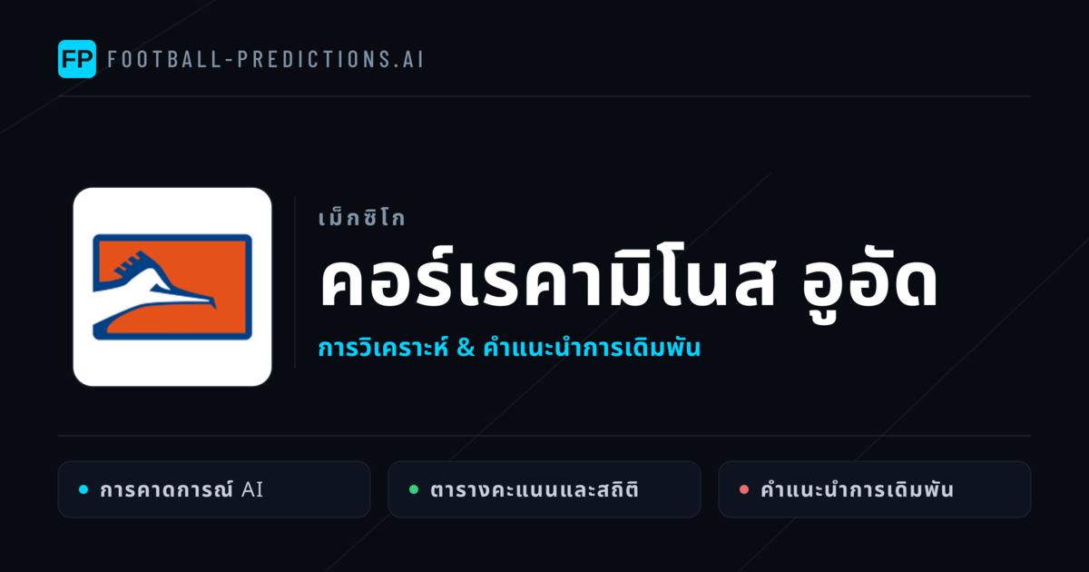 คอร์เรคามิโนส อูอัด การวิเคราะห์และสถิติ