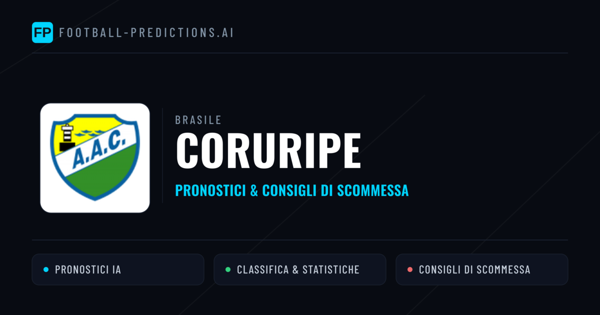 Pronostici e Statistiche Coruripe
