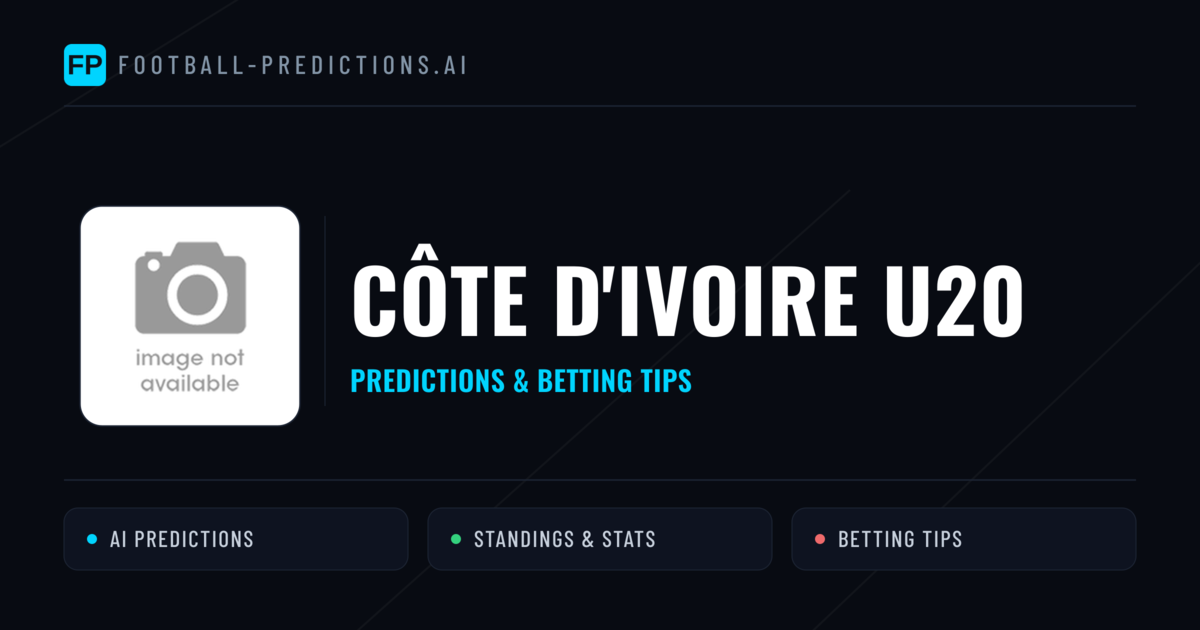 Côte d'Ivoire U20 Predictions & Stats