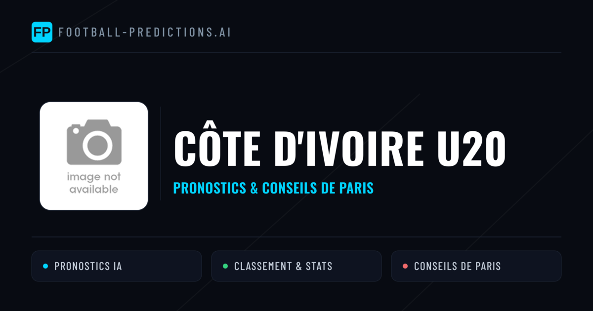 Côte d'Ivoire U20 Pronostics & Statistiques