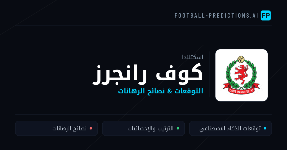 كوف رانجرز توقعات واحصائيات