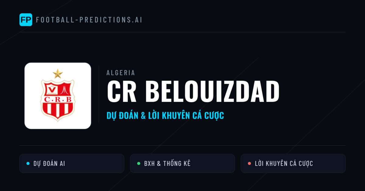 CR Belouizdad Dự đoán & Thống kê