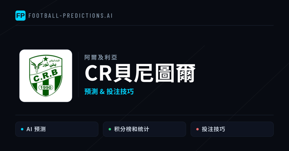 CR貝尼圖爾 運彩分析|足球預測與數據