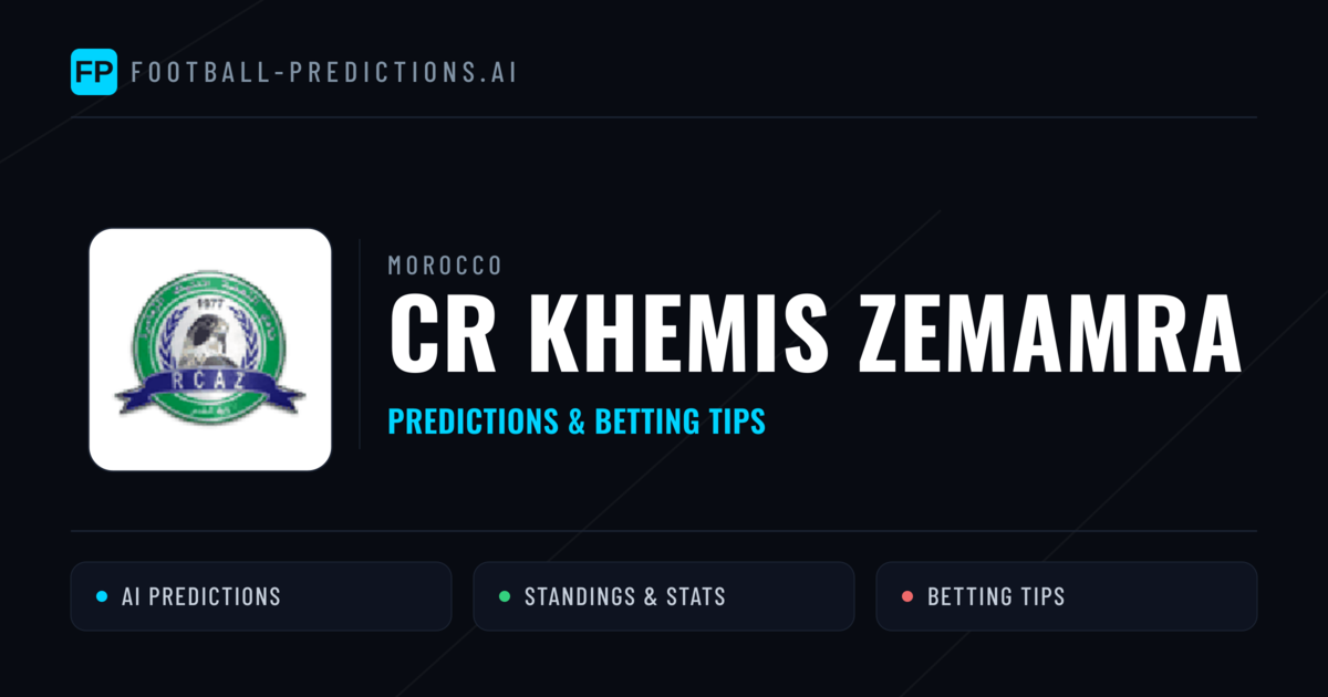 CR Khemis Zemamra Predictions & Stats