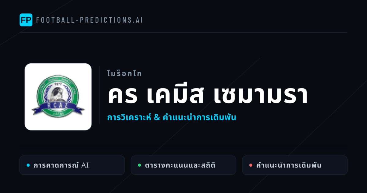 คร เคมีส เซมามรา การวิเคราะห์และสถิติ