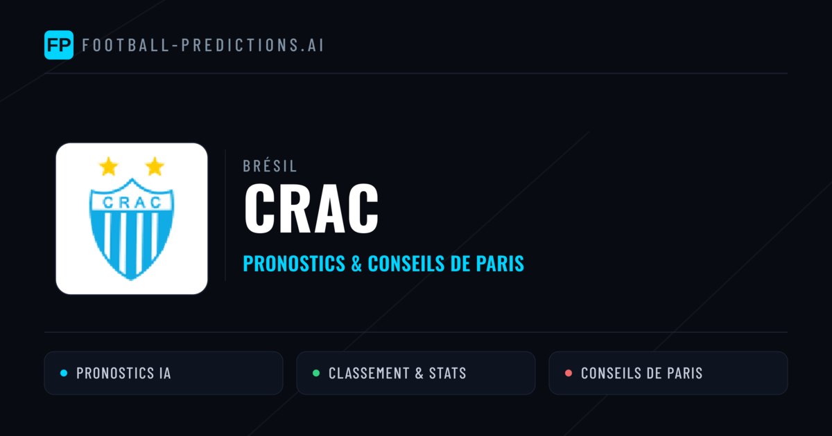 CRAC Pronostics & Statistiques