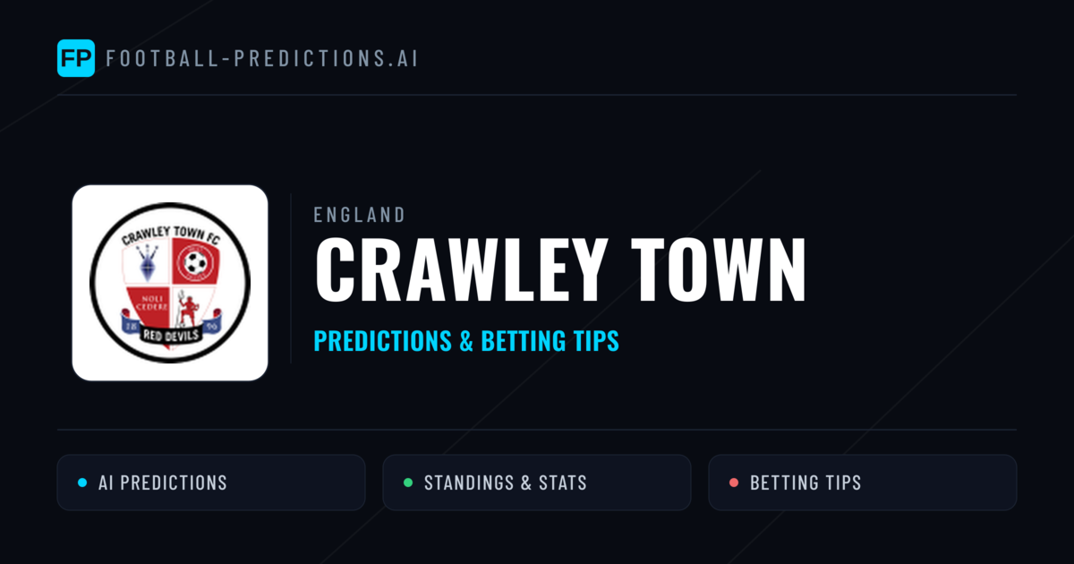 Crawley Town Predictions & Stats