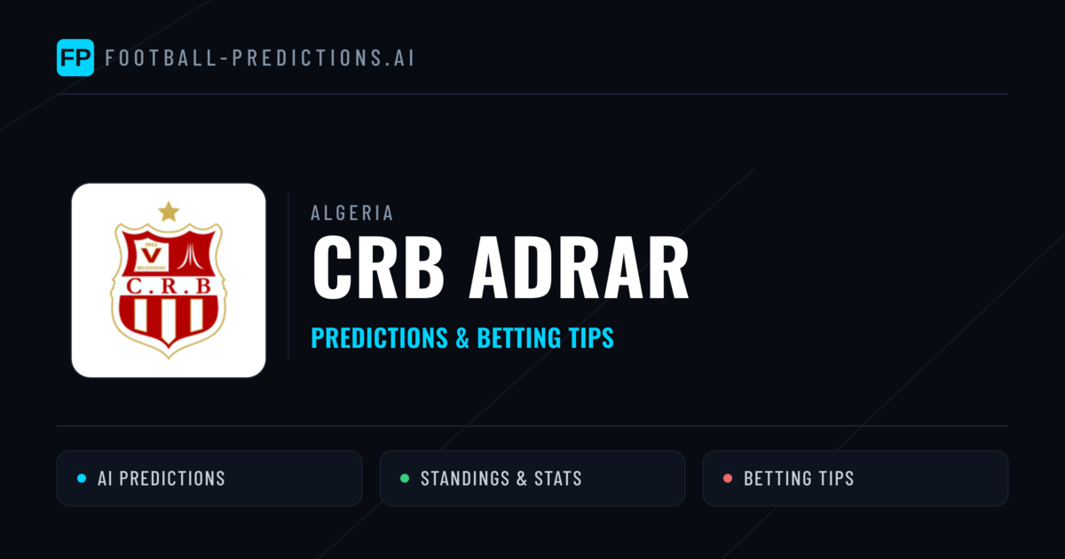 CRB Adrar Predictions & Stats