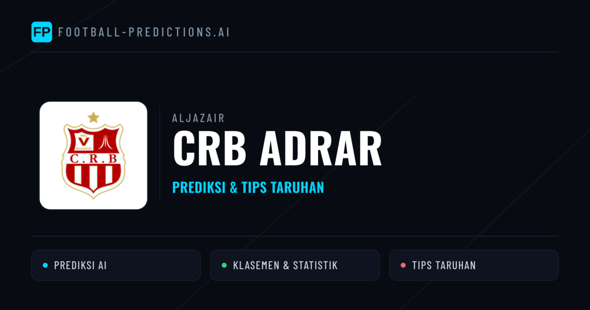 CRB Adrar Prediksi & Statistik Piala Dunia