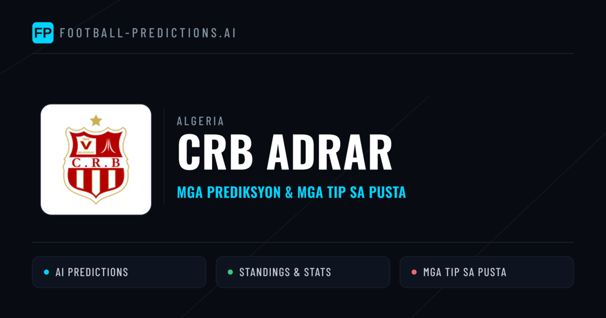 CRB Adrar Predictions & Stats