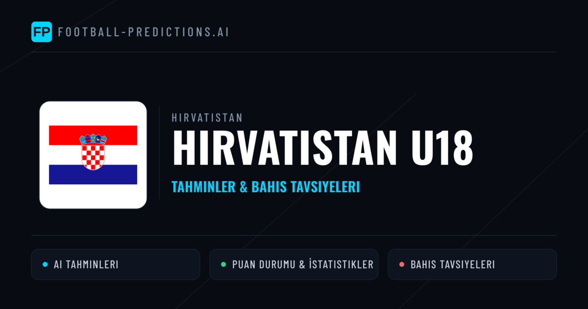 Hırvatistan U18 Tahminleri & İstatistikler