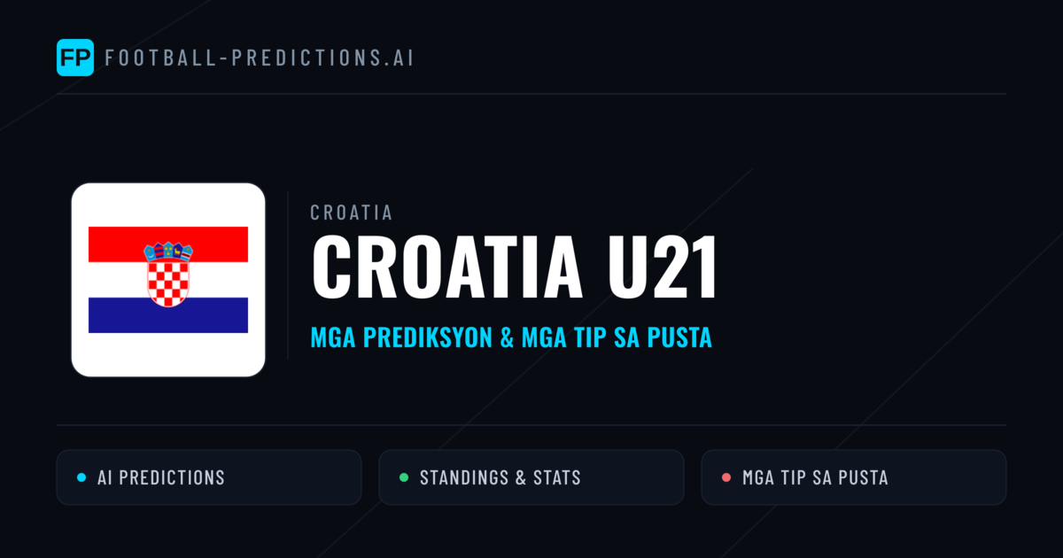 Croatia U21 Predictions & Stats