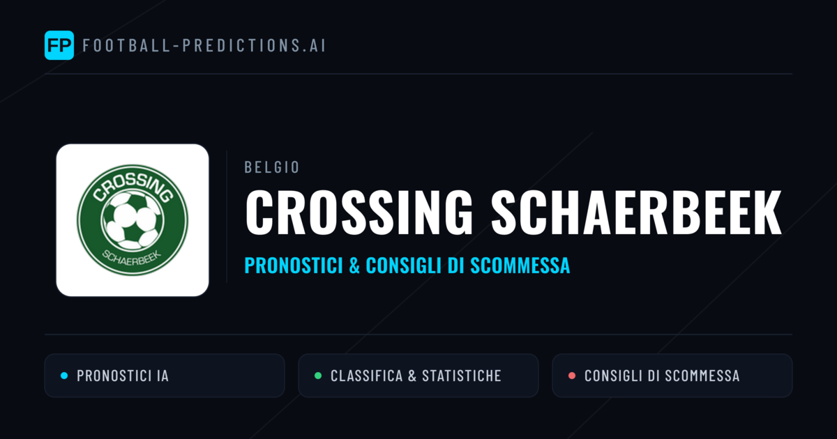 Pronostici e Statistiche Crossing Schaerbeek