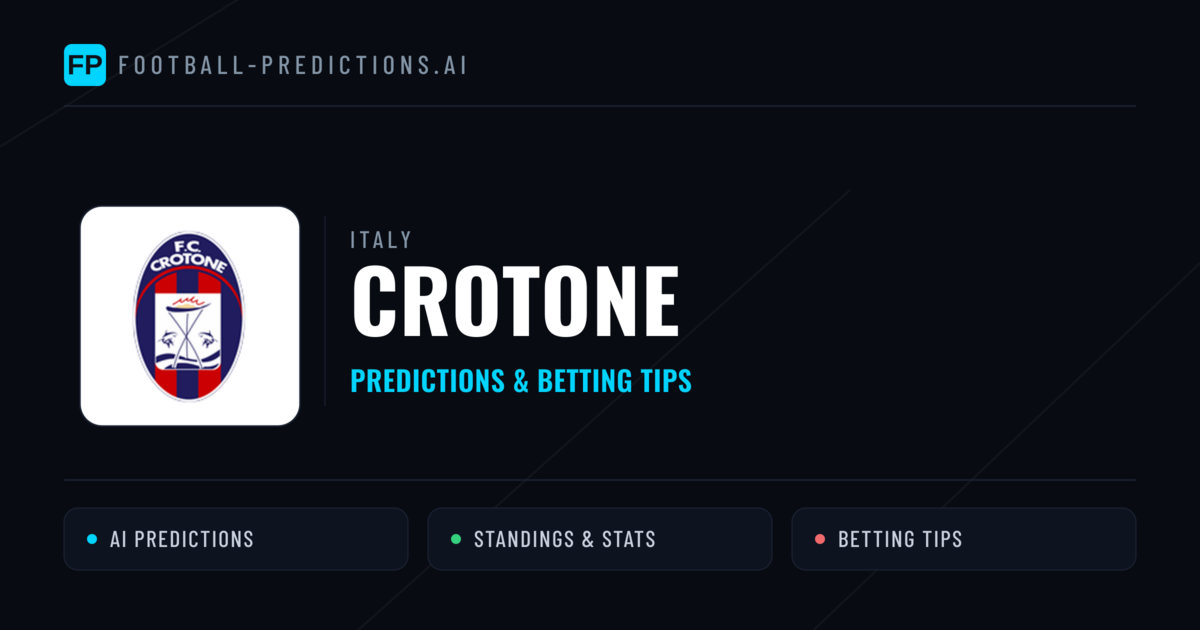 Crotone Predictions & Stats