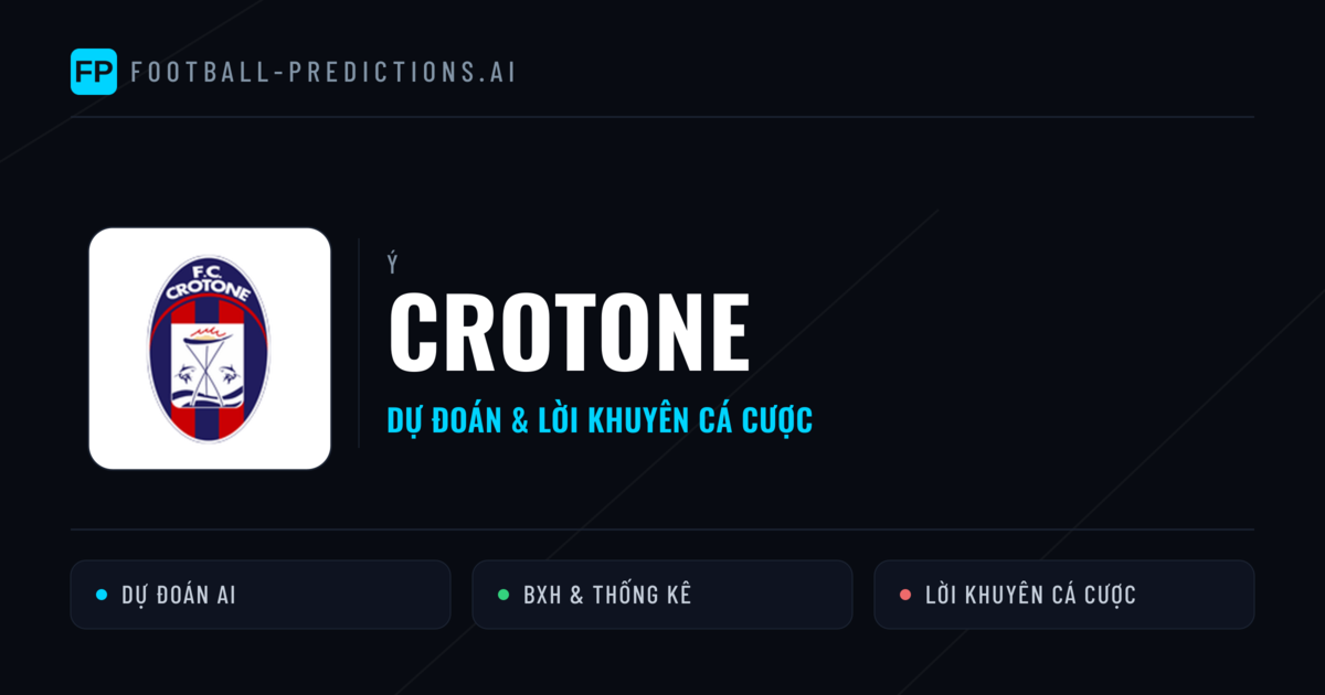 Crotone Dự đoán & Thống kê