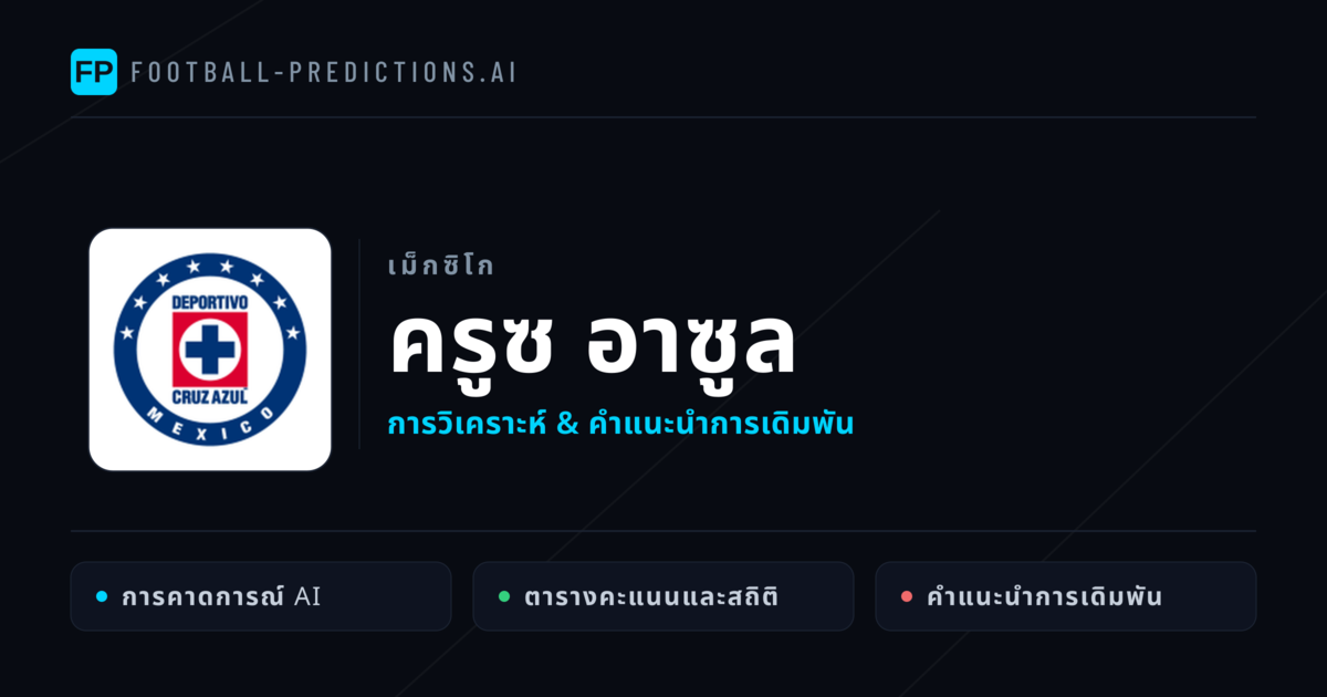 ครูซ อาซูล การวิเคราะห์และสถิติ