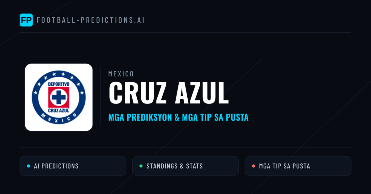 Cruz Azul Predictions & Stats
