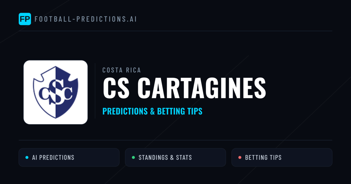 CS Cartagines Predictions & Stats