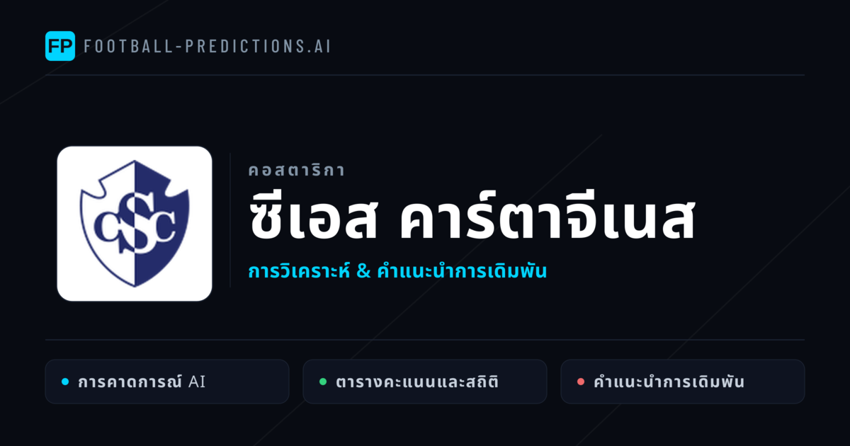 ซีเอส คาร์ตาจีเนส การวิเคราะห์และสถิติ