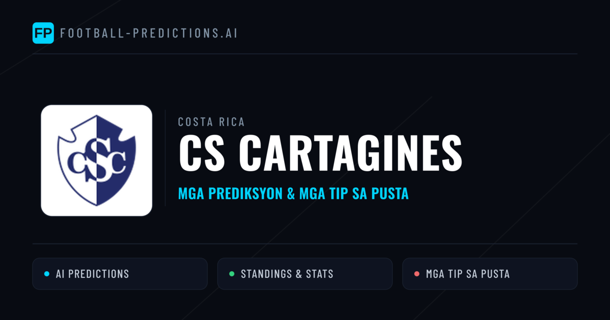 CS Cartagines Predictions & Stats