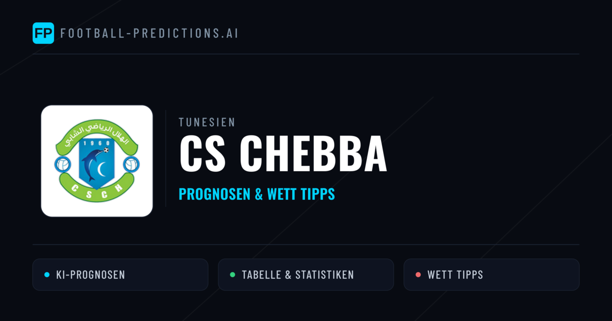 CS Chebba Prognosen & Statistiken