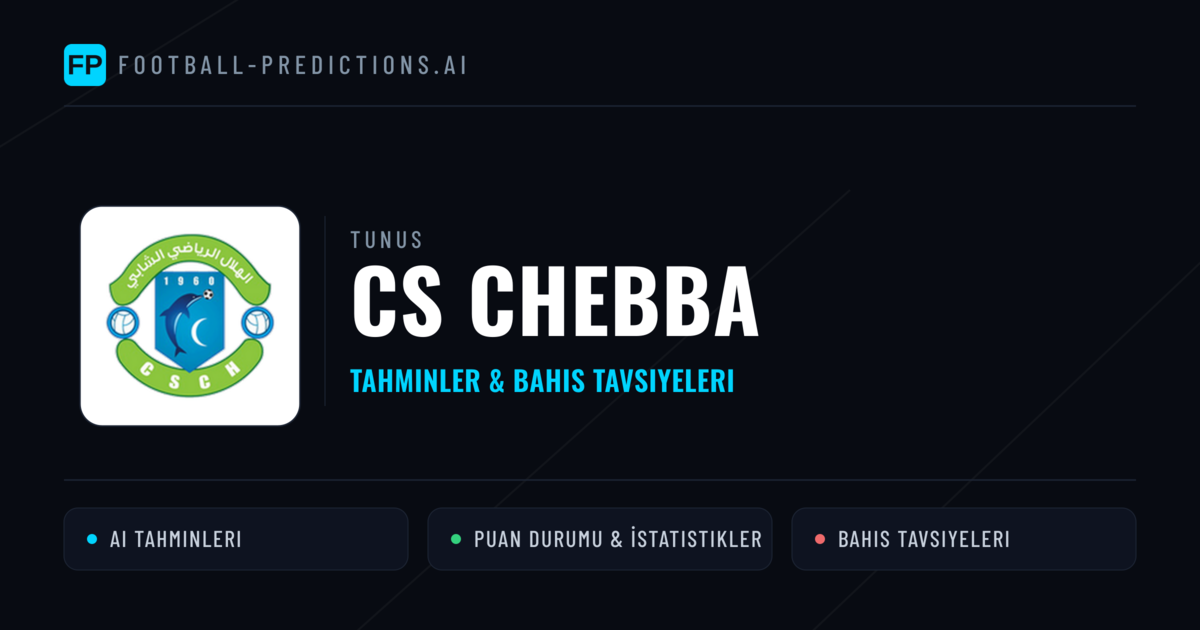 CS Chebba Tahminleri & İstatistikler
