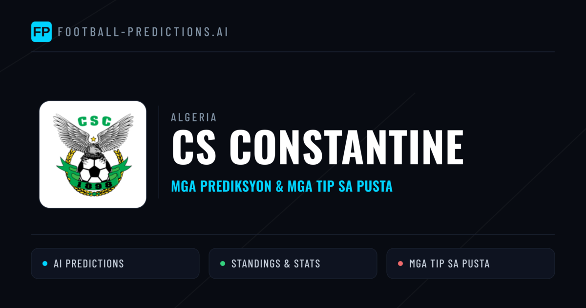 CS Constantine Predictions & Stats