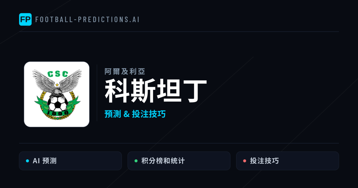 科斯坦丁 運彩分析|足球預測與數據