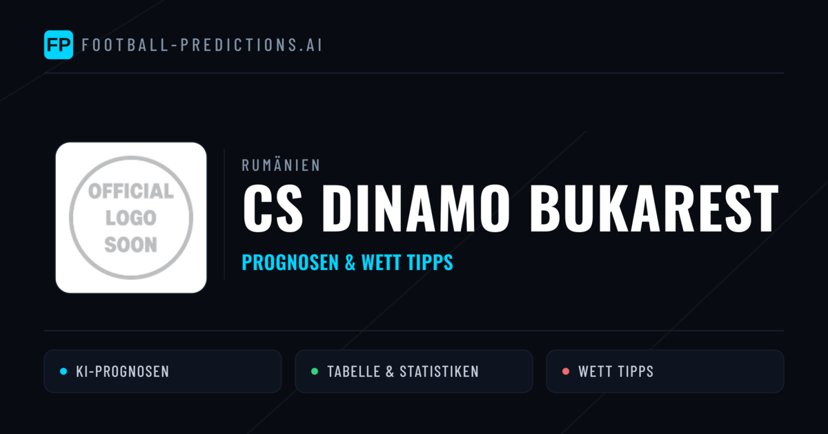 CS Dinamo Bukarest Prognosen & Statistiken