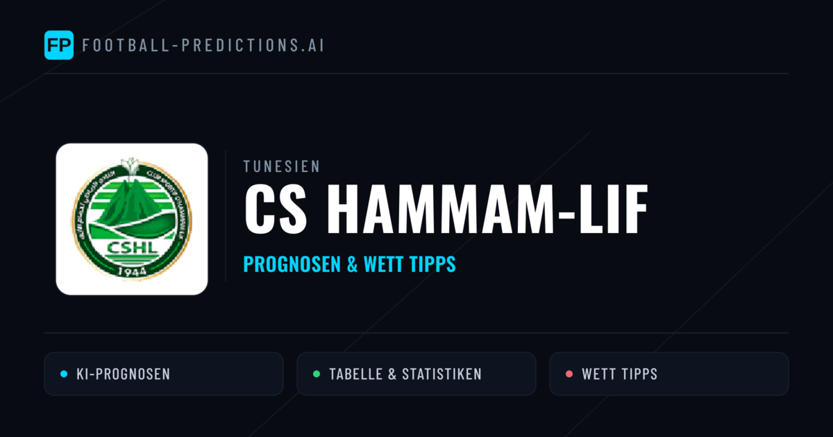 CS Hammam-Lif Prognosen & Statistiken
