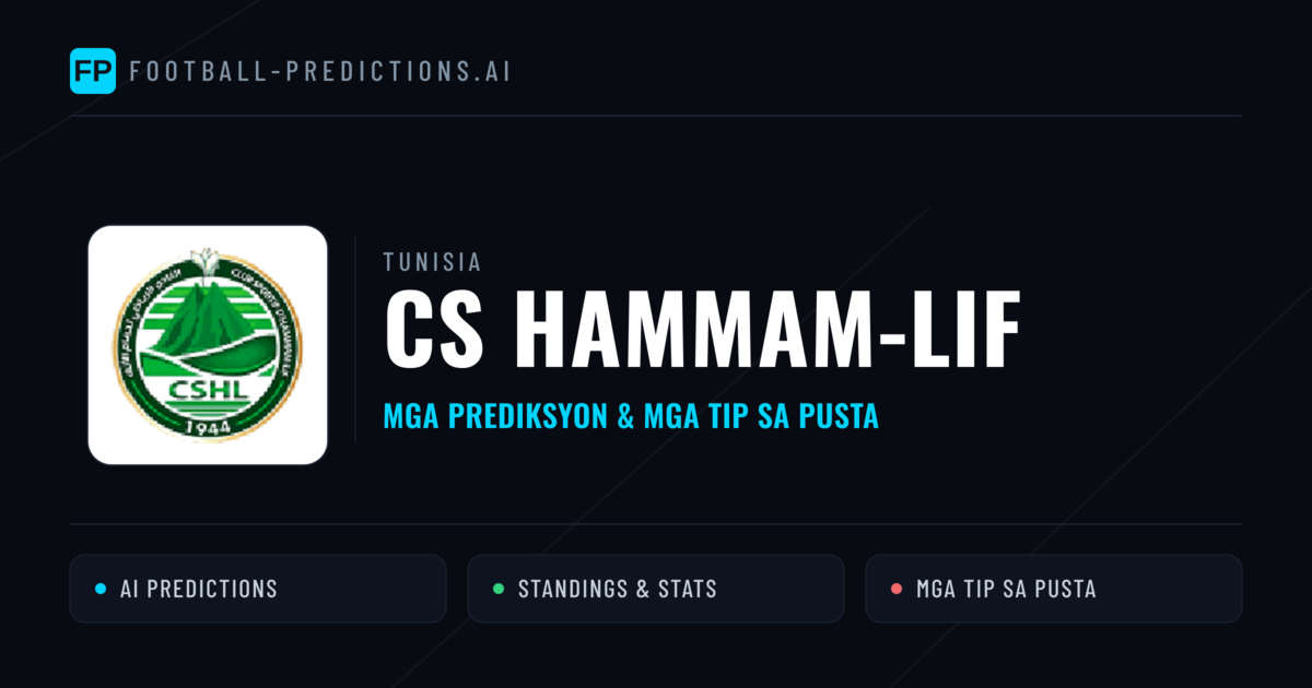 CS Hammam-Lif Predictions & Stats