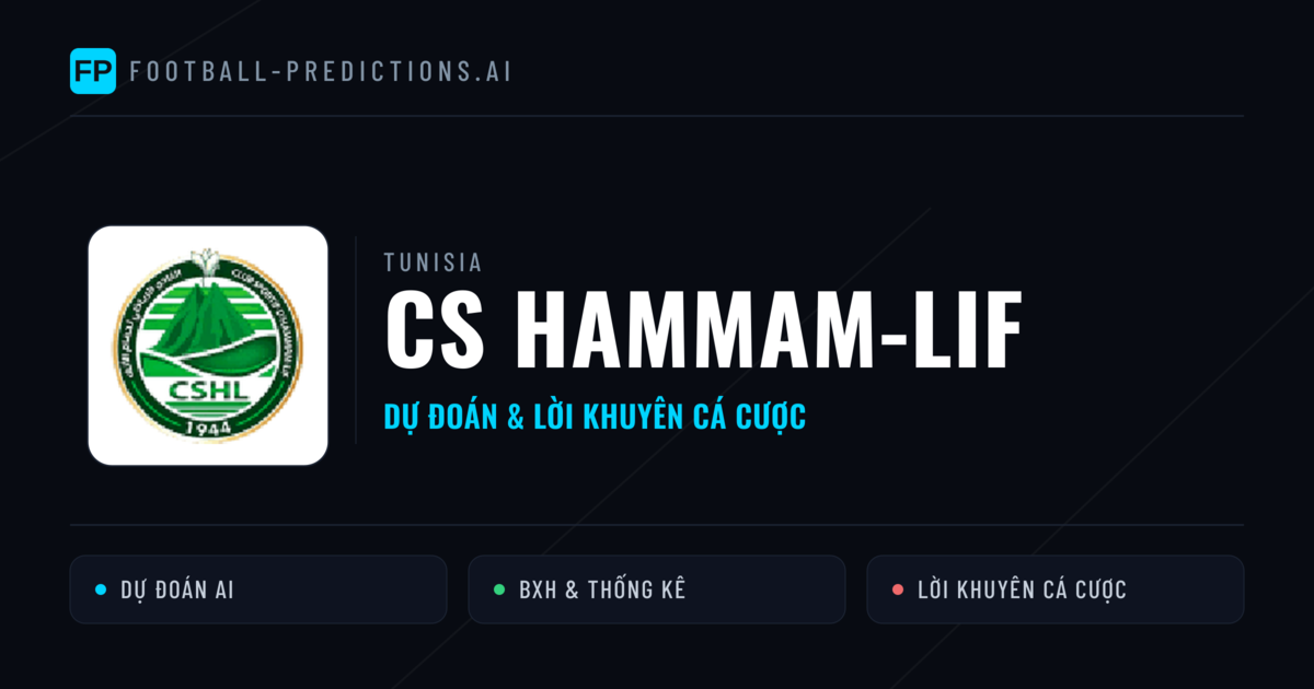 CS Hammam-Lif Dự đoán & Thống kê