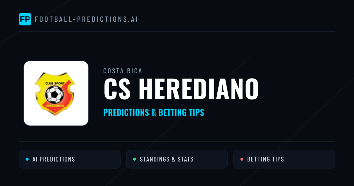 CS Herediano Predictions & Stats