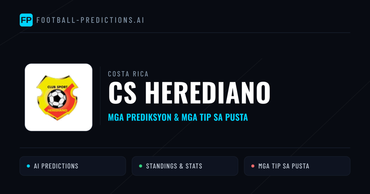 CS Herediano Predictions & Stats