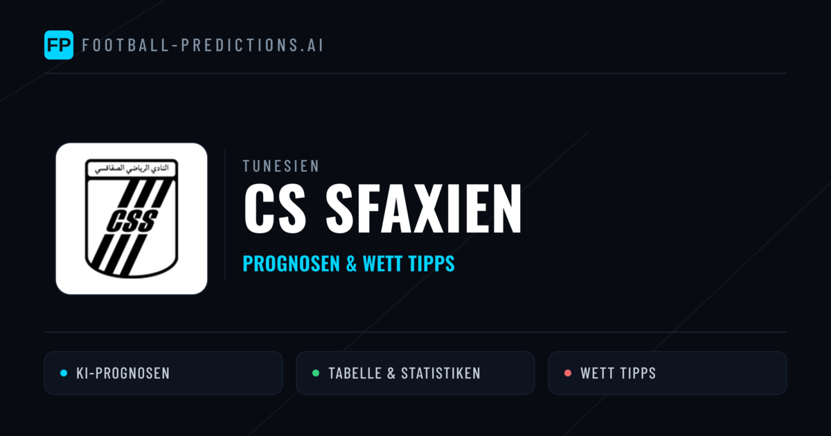 CS Sfaxien Prognosen & Statistiken