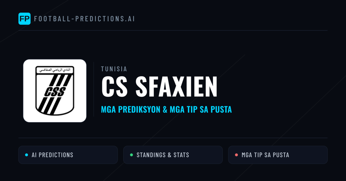 CS Sfaxien Predictions & Stats