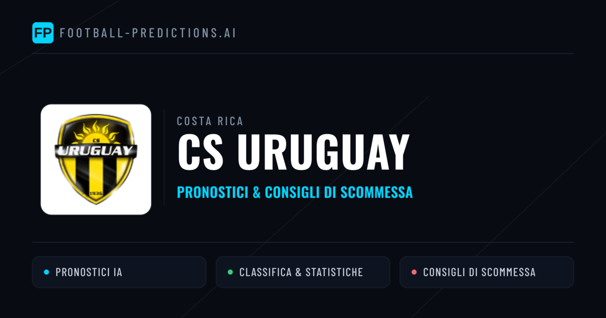 Pronostici e Statistiche CS Uruguay