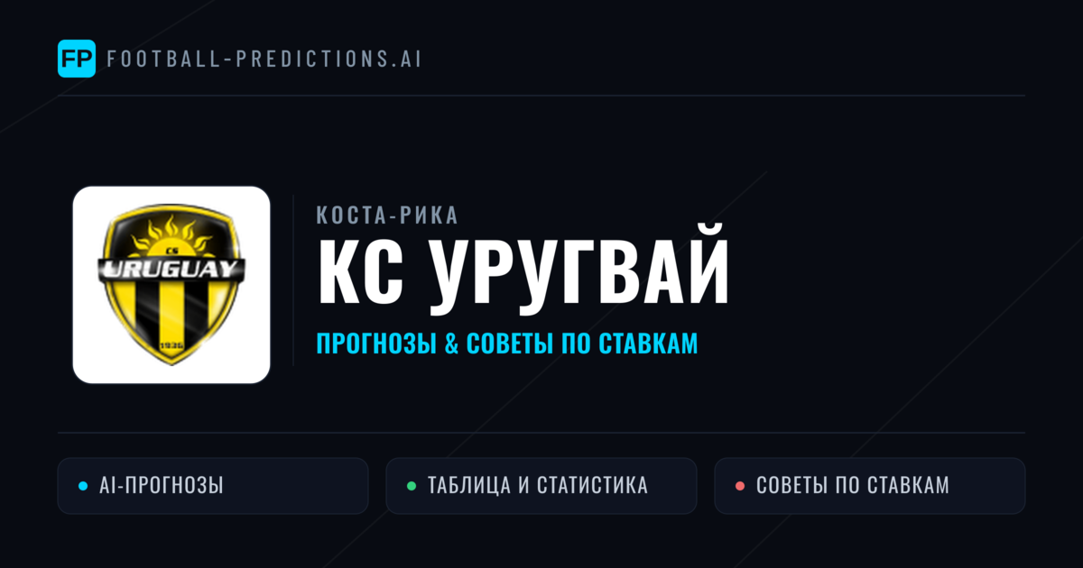КС Уругвай прогнозы и статистика