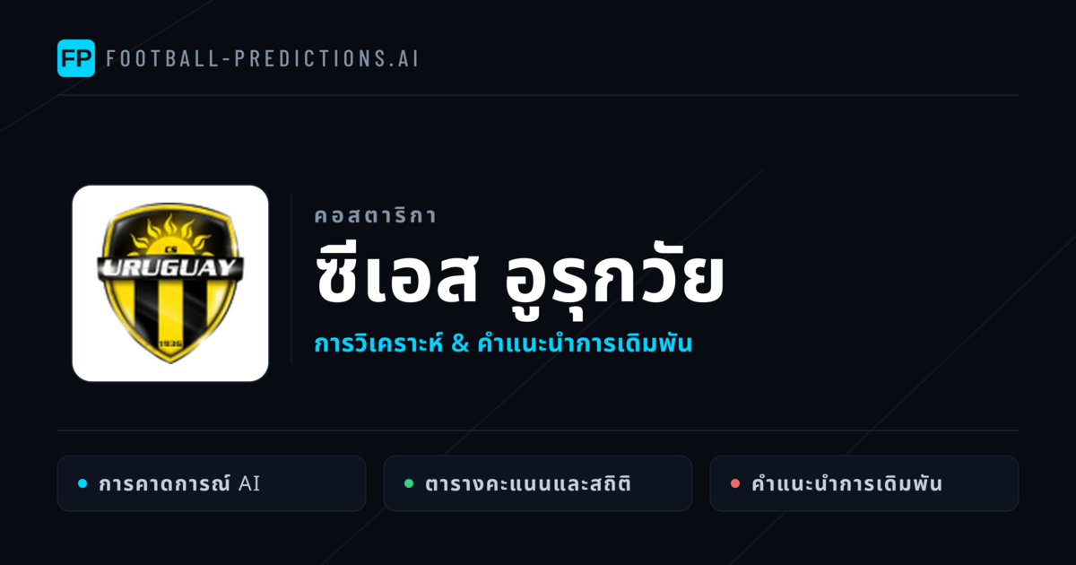 ซีเอส อูรุกวัย การวิเคราะห์และสถิติ